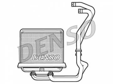 Cabin heater radiator DRR12006 (Denso)