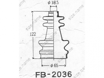 CV Joint Boot FB-2036 (MARUICHI)