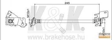 Brake Hose FT0583 (K&K)