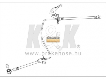 Brake Hose FT0810 (K&K)