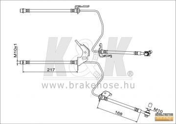 Brake Hose FT0810 (K&K)
