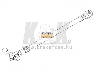 Brake Hose FT0891 (K&K)