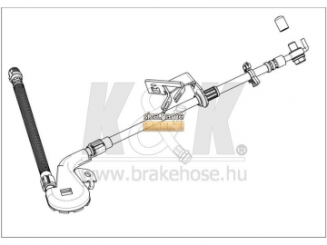 Brake Hose FT0927 (K&K)