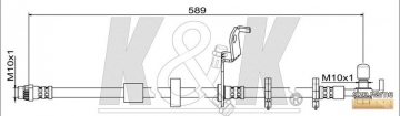 Тормозной шланг FT0944 (K&K)
