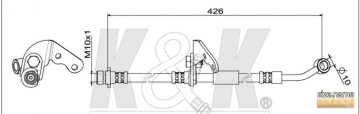 Тормозной шланг FT1066 (K&K)