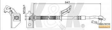 Тормозной шланг FT1456 (K&K)