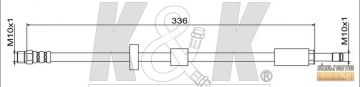 Гальмівний шланг FT1465 (K&K)