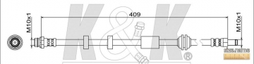 Тормозной шланг FT1468 (K&K)