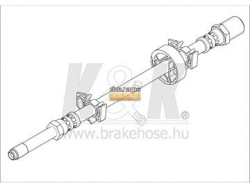 Brake Hose FT1488 (K&K)