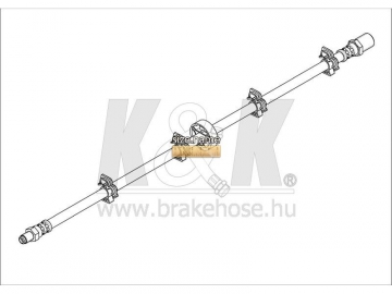 Brake Hose FT1493 (K&K)