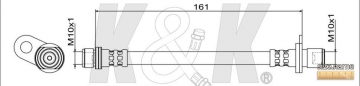 Гальмівний шланг FT1501 (K&K)