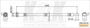 Brake Hose FT1515 (K&K)