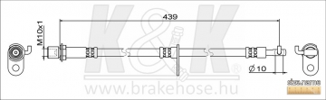 Brake Hose FT1516 (K&K)