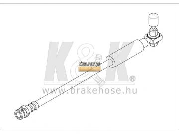 Brake Hose FT1522 (K&K)