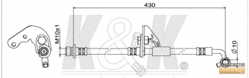 Тормозной шланг FT1530 (K&K)