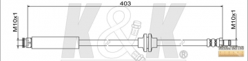 Тормозной шланг FT1548 (K&K)