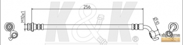 Тормозной шланг FT1569 (K&K)