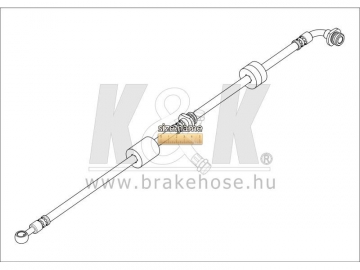 Brake Hose FT1596 (K&K)