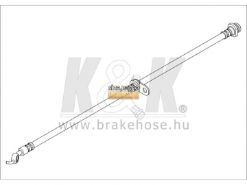 Brake Hose FT1597 (K&K)