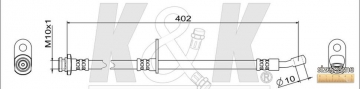 Тормозной шланг FT1601 (K&K)