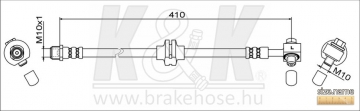 Brake Hose FT1607 (K&K)