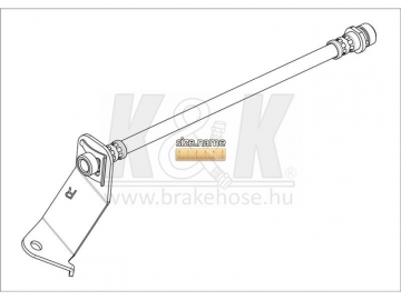 Brake Hose FT1635 (K&K)