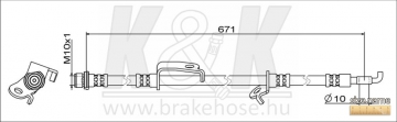 Brake Hose FT1685 (K&K)