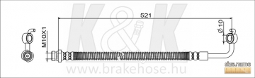 Brake Hose FT1732 (K&K)