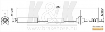 Brake Hose FT1751 (K&K)
