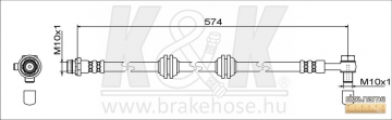 Brake Hose FT1760 (K&K)