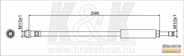 Brake Hose FT1786 (K&K)