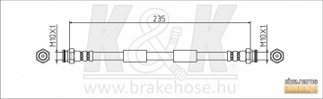 Brake Hose FT1806 (K&K)