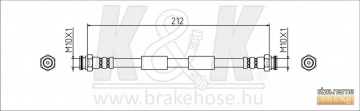 Brake Hose FT1807 (K&K)