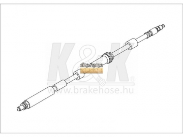 Brake Hose FT1815 (K&K)
