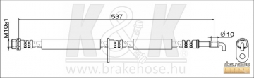 Brake Hose FT1818 (K&K)