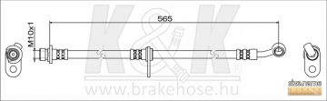Brake Hose FT1845 (K&K)
