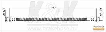 Brake Hose FT1881 (K&K)