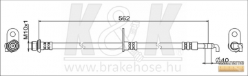Brake Hose FT1884 (K&K)