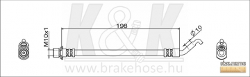 Brake Hose FT1899 (K&K)