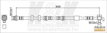 Brake Hose FT1906 (K&K)