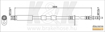 Brake Hose FT1908 (K&K)