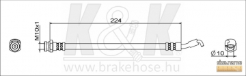 Brake Hose FT1918 (K&K)