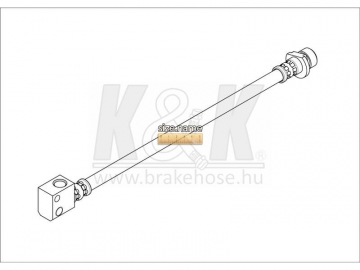 Brake Hose FT1943 (K&K)