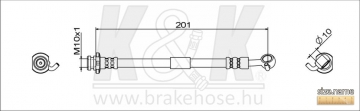 Brake Hose FT1950 (K&K)