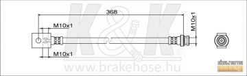 Brake Hose FT1953 (K&K)