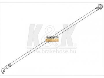 Brake Hose FT1956 (K&K)