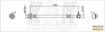 Brake Hose FT2005 (K&K)