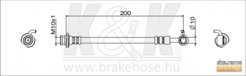 Brake Hose FT2006 (K&K)