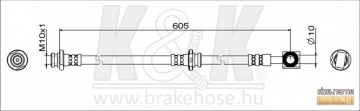 Brake Hose FT2011 (K&K)