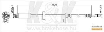 Brake Hose FT2027 (K&K)